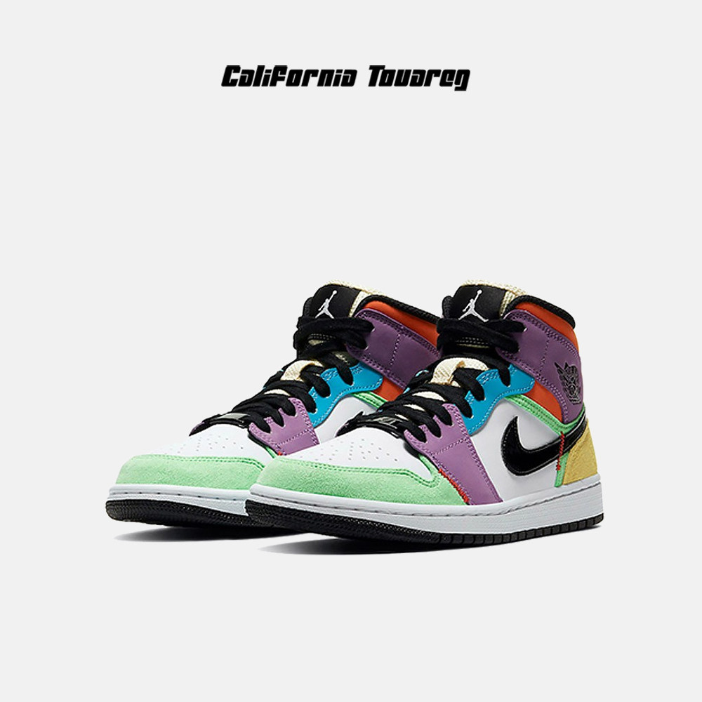 nikeairjordanaj1彩色拼接爱国者男女女高帮篮篮球鞋