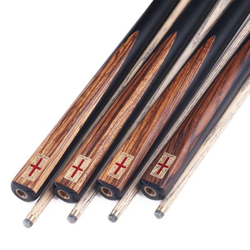 黑八手工桌球杆 riley台球杆黑8球杆小头分体英式 斯诺克中式 - 女性