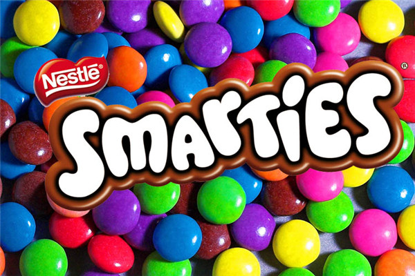 现货美味加拿大原装nestle雀巢mm聪明豆牛奶巧克力巧克力制品