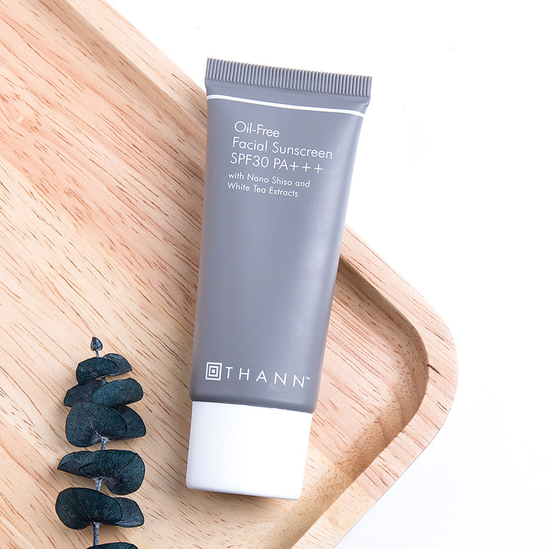泰国thann庭润天然紫苏纳米无油防晒霜spf30清爽防晒霜