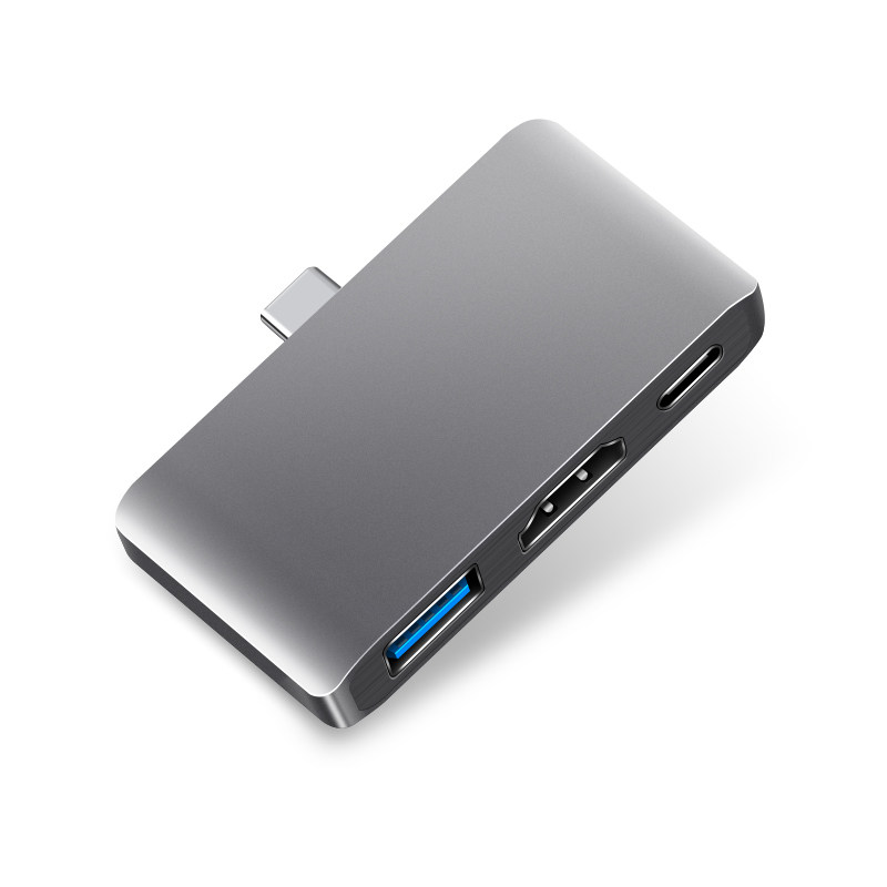 器ipad转接头typec拓展坞mac雷电3扩展坞usb转投影仪vga平板电脑ipad