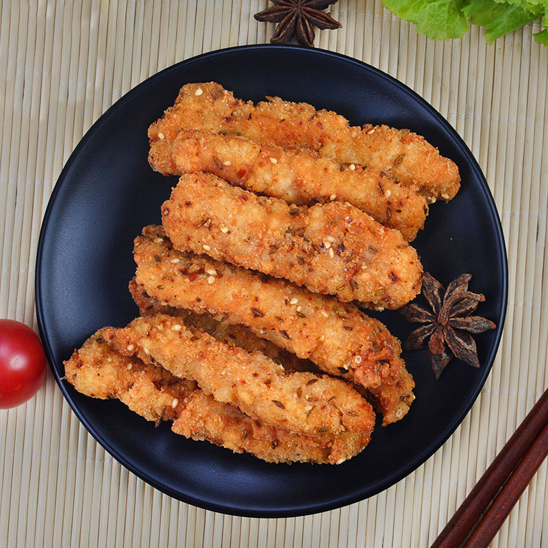 泰森新疆鸡柳无骨鸡柳2.5kg 肯德鸡西餐厅无骨鸡柳休闲小食 长沙
