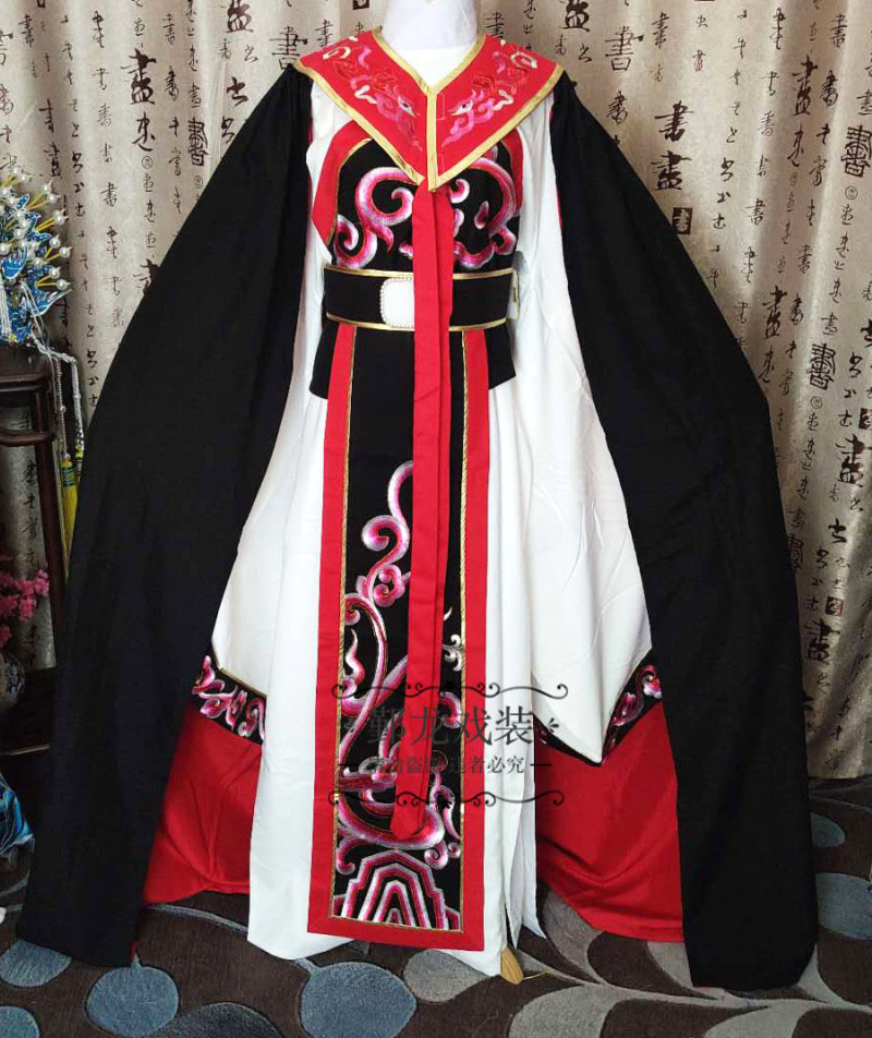 鄞龙戏装古装大袖子服饰仿真丝绣花越剧洗马桥将军衣服刘文龙服装