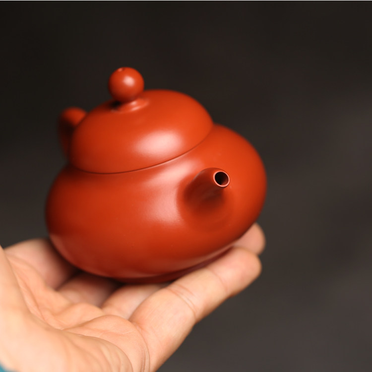 茶壶潮州老字号荣记手拉壶池松荣纯手工手拉功夫茶壶