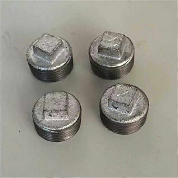 镀锌堵头4分6分1寸dn15外丝管堵1/2铁镀塞头外堵漏2分3分镀锌管帽
