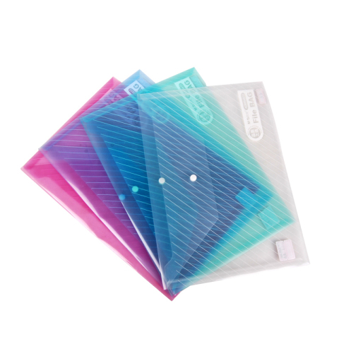 彦晴办公专营店:晨光文具塑料透明按扣袋adm94517 pvc纽扣袋a4文件袋