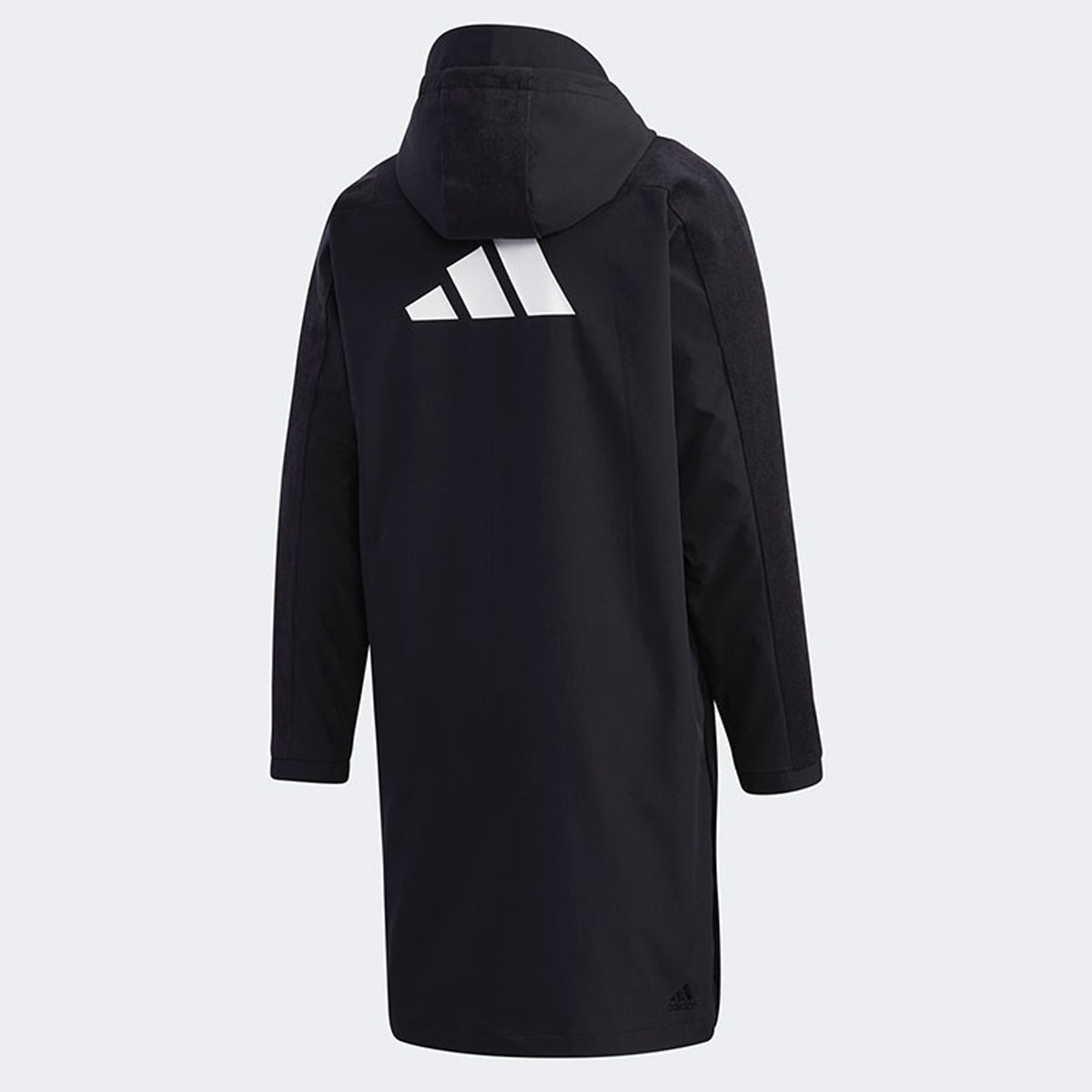 adidas阿迪达斯正品新款男子休闲连帽运动长款风衣运动茄克