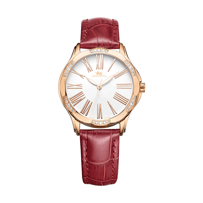 尼诺里拉ninoriva轻奢菱艺系列石英女表11029国产腕表