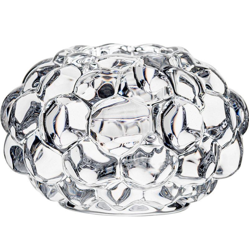 orrefors进口手工水晶玻璃raspberry北欧餐桌创意浪漫烛台