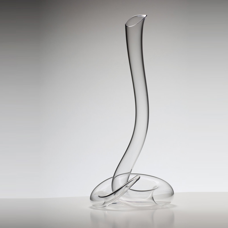 奥地利进口riedel力多eve夏娃蛇形人工吹制水晶醒酒器