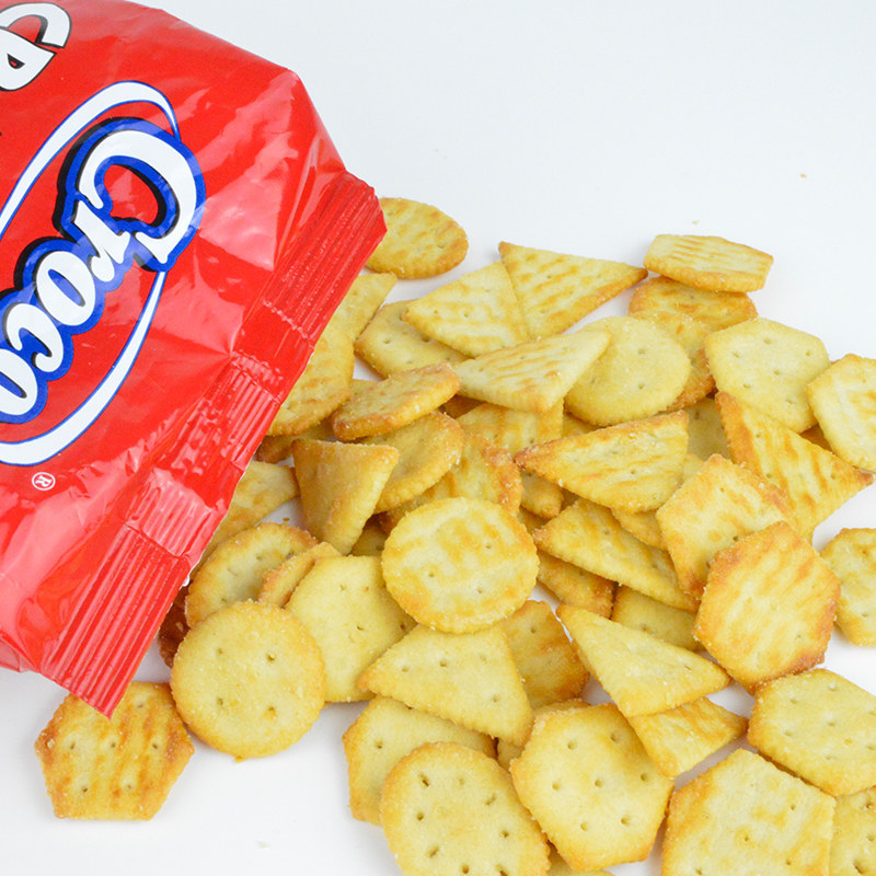 小鳄鱼饼干400g*3袋罗马尼亚进口休闲零食香酥饼干