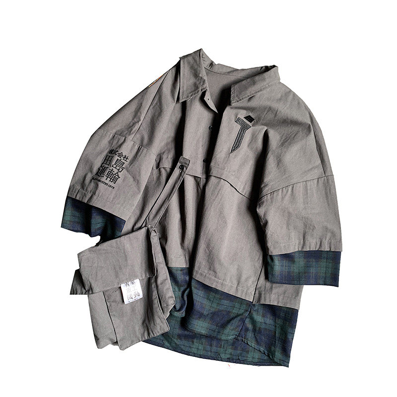 田岛运输韩版吉重工株式会社衬衣男士长袖衬衫