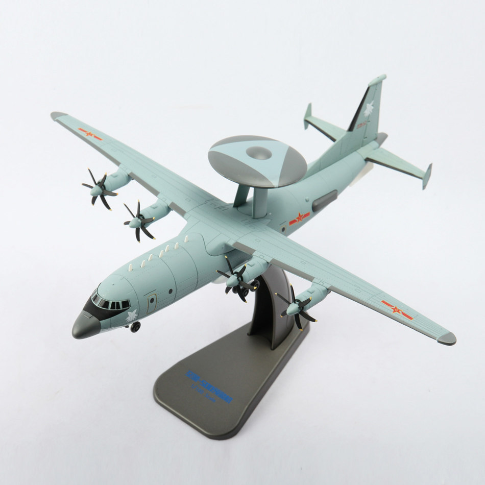 模型空警预警机合金kj500飞机阅兵仿真航模摆件航模