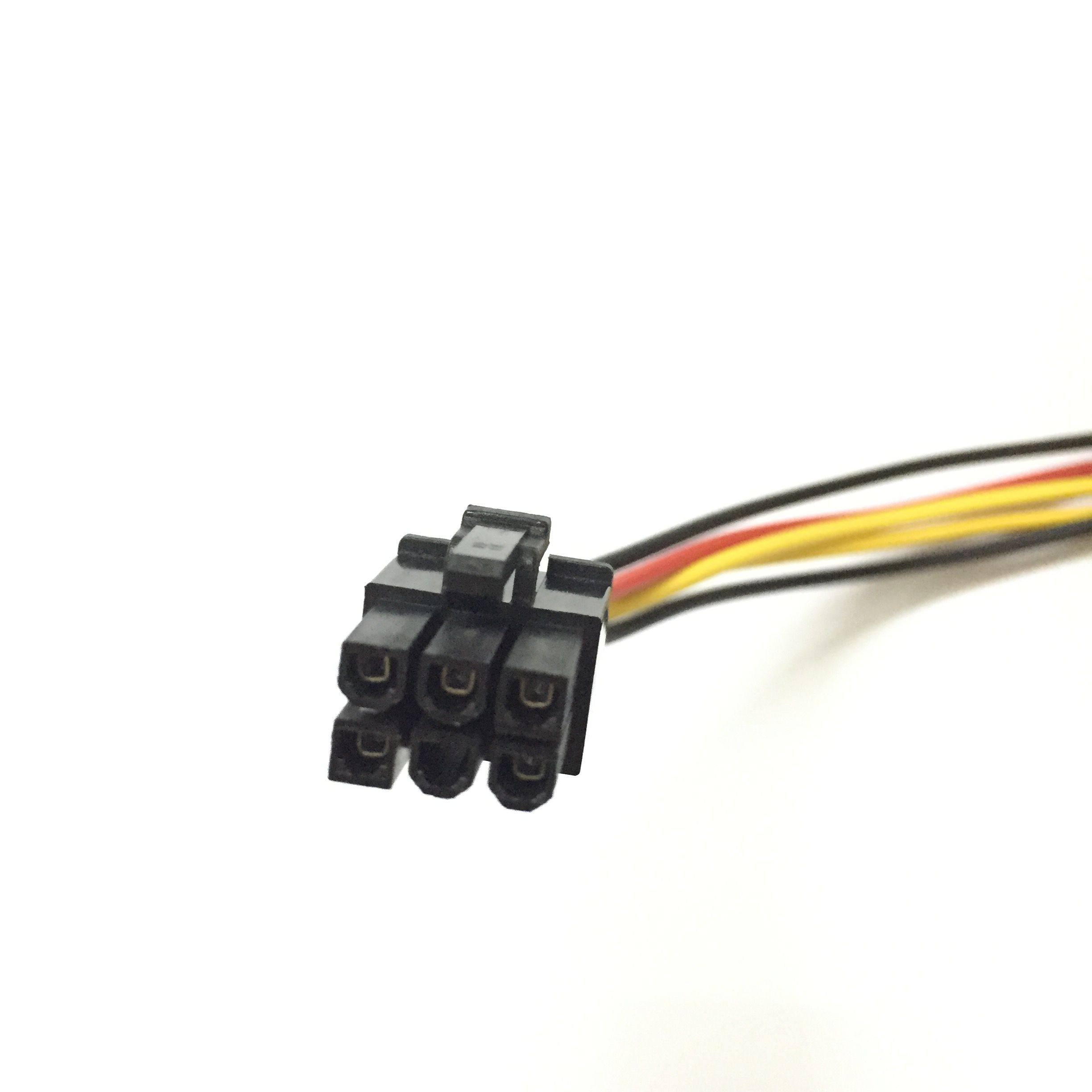 6pin显卡4pin电源转接接线4p6p电脑供电连接线