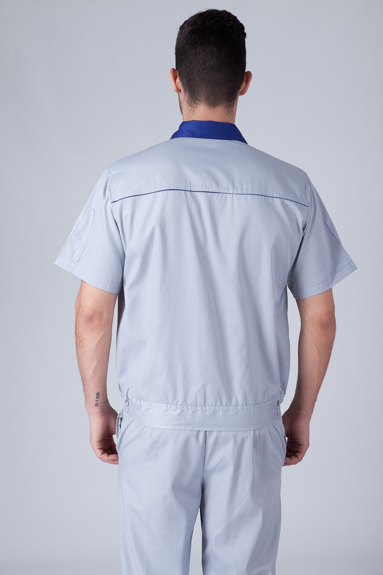 半袖劳保套装夏装工作服机修工程服工装制服厂车间工装制服