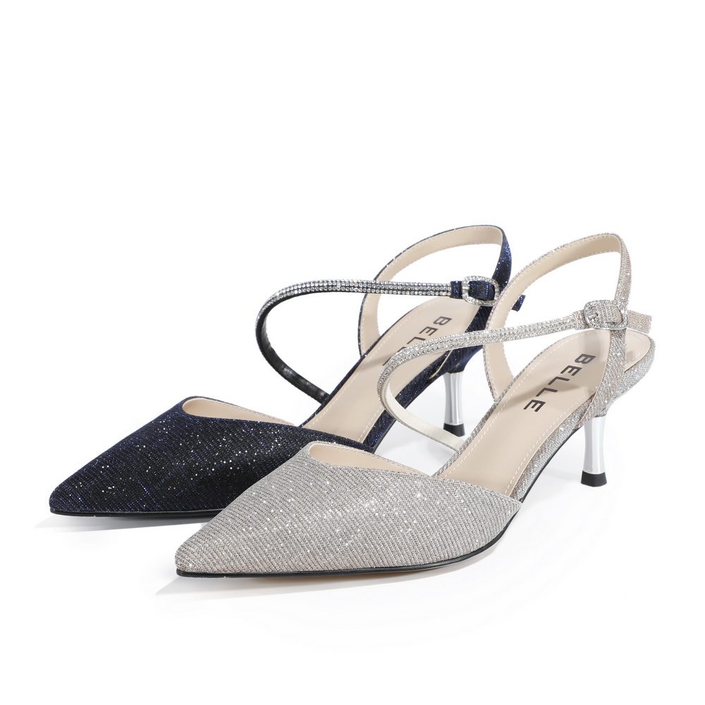 百丽星辰仙女风凉鞋女2020春夏新商场同款高跟水晶凉鞋bscd4ah0