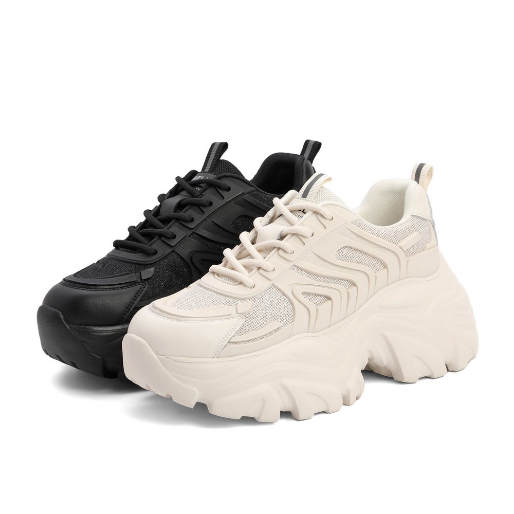 百丽老爹鞋女新款商场同款时尚厚底软底运动时尚休闲鞋