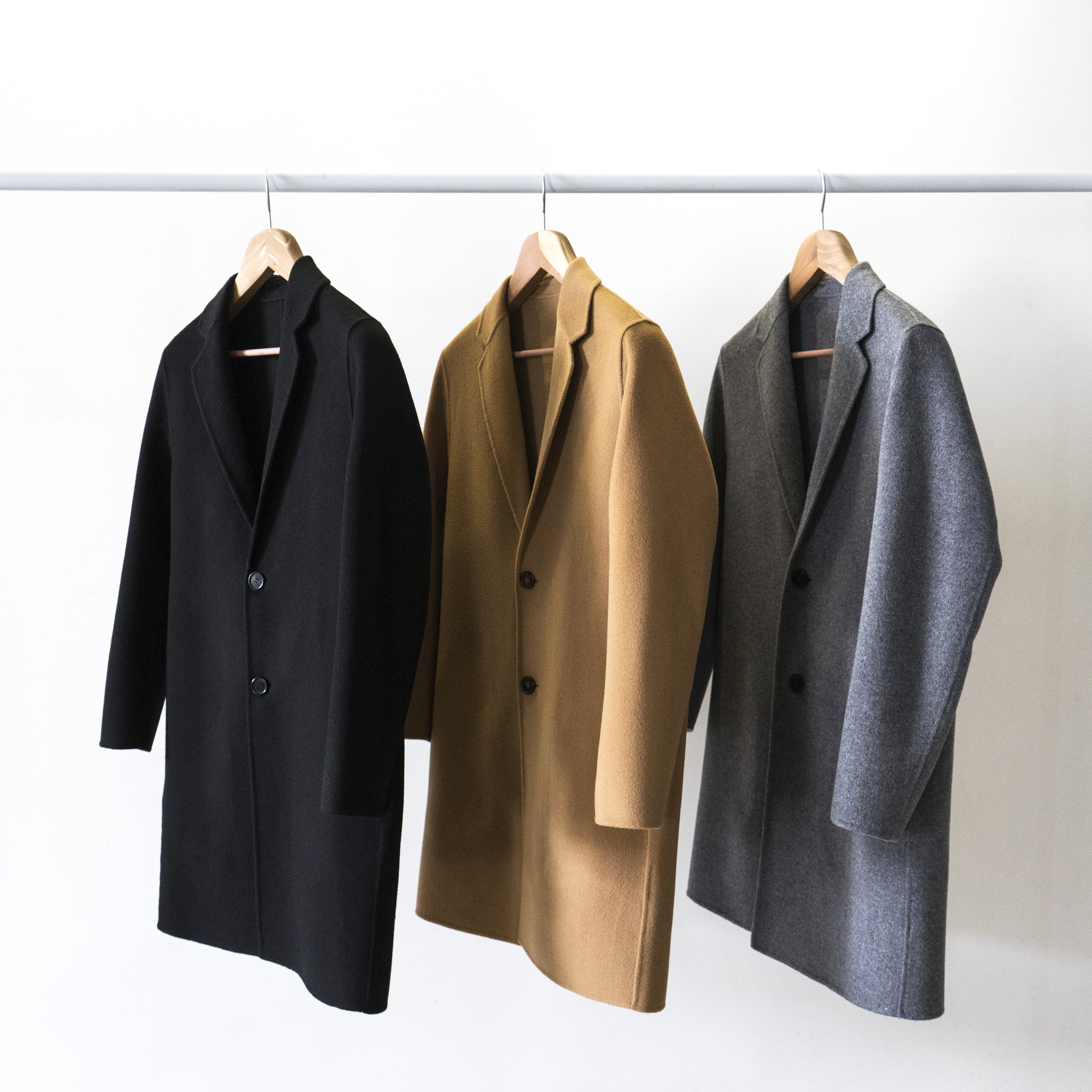 pulsation18awdoublifacecashmereovercoat双面羊毛大衣毛呢大衣