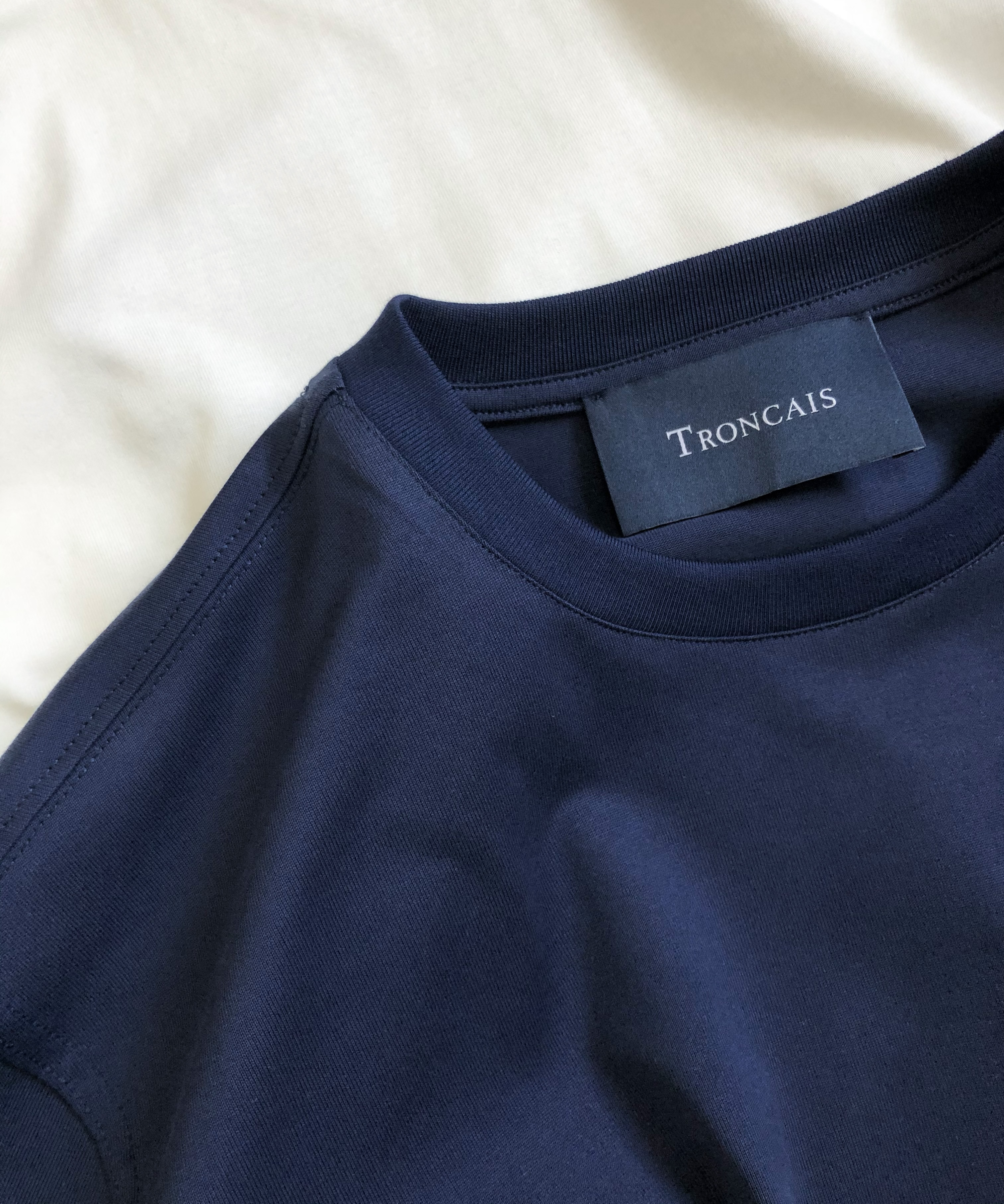 TRONCAIS 鼎级重磅GIZA埃及吉萨长绒棉短袖T恤