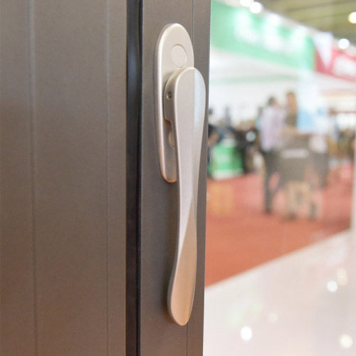 执手把手hopo好博超薄窗户断桥铝合金窗纱一体小拉手