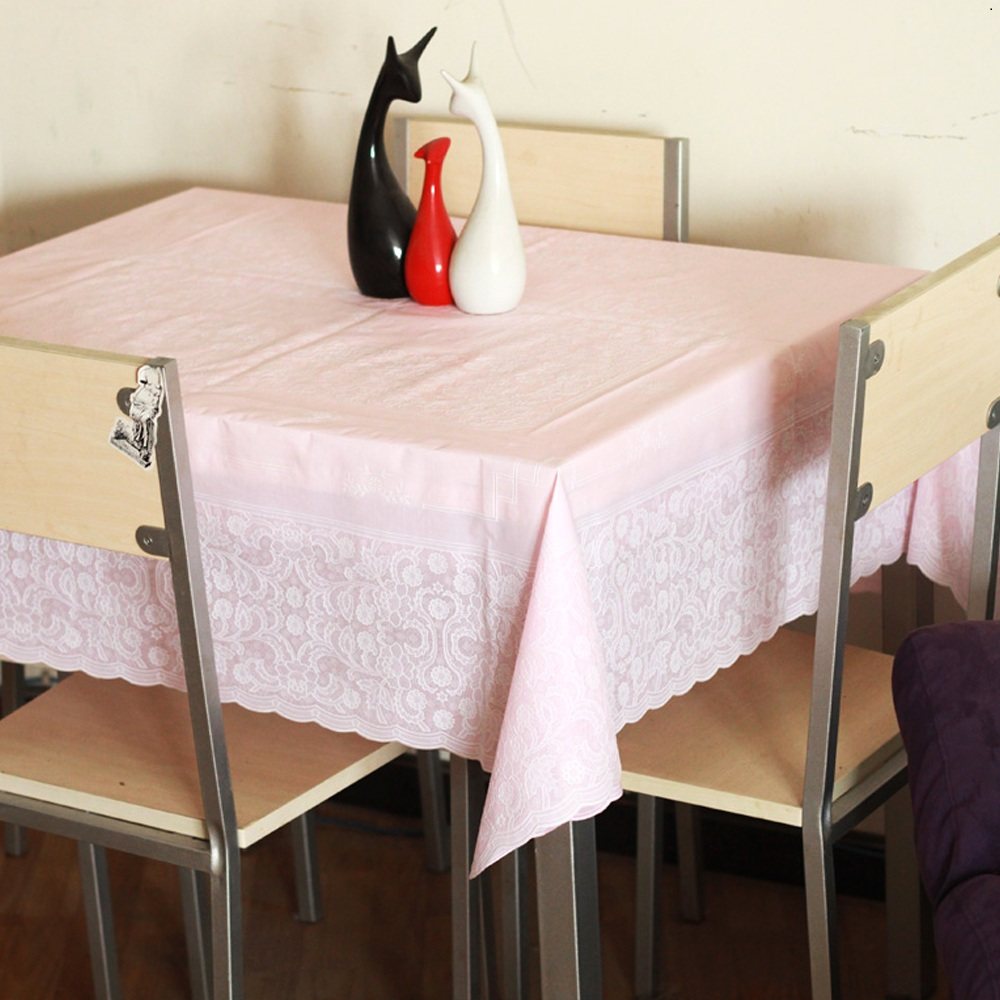 桌布135cm正方烫金餐台台布麻将pvc塑料防水桌布