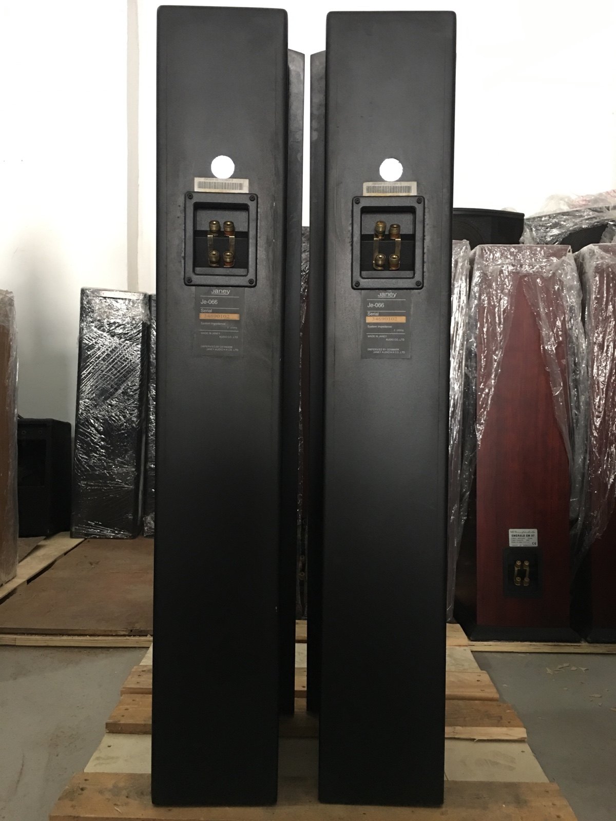 二手原装进口丹麦janey尊尼je0666寸落地音箱发烧hifi音箱
