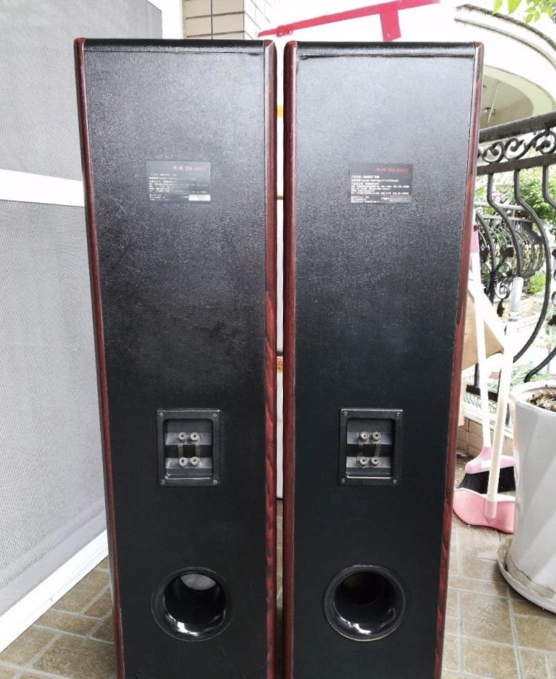 二手原装惠威v82000发烧8寸落地音箱无源音响hifi音箱