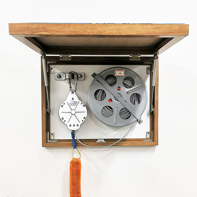 连军壁画高楼逃生缓降家用应急火灾高层多人缓降器