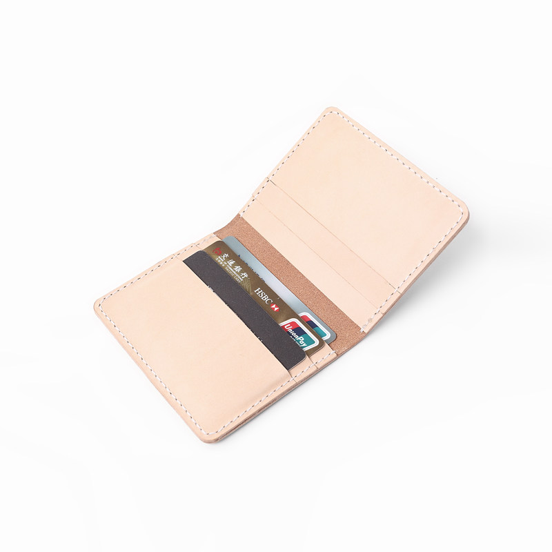 简单手工证件卡包卡位钱包缝制单手皮卡牛皮卡包