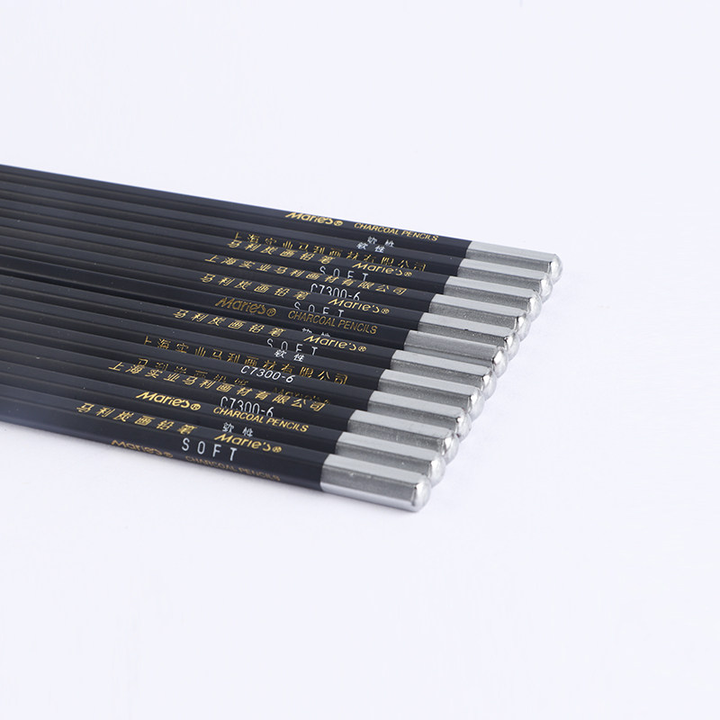铅笔绘画素描马利牌碳碳铅特浓碳化绘图碳笔铅笔