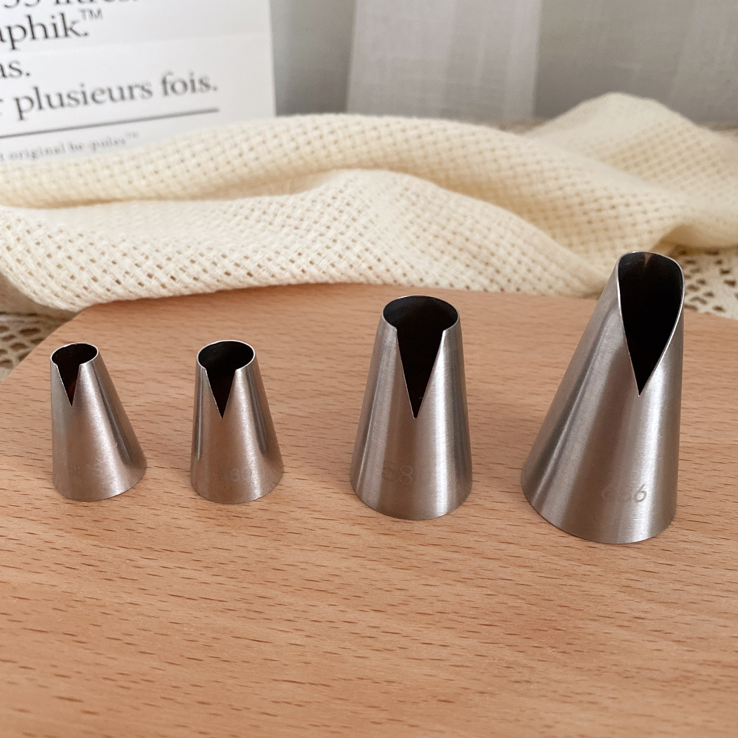 韩式菊花花篮饺子芭比安娜圣安花嘴裙边裙摆裱花嘴