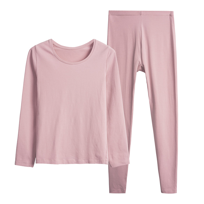 三枪内衣女纯棉秋冬薄款女士秋衣秋裤大码紧身保暖套装塑身棉毛衫