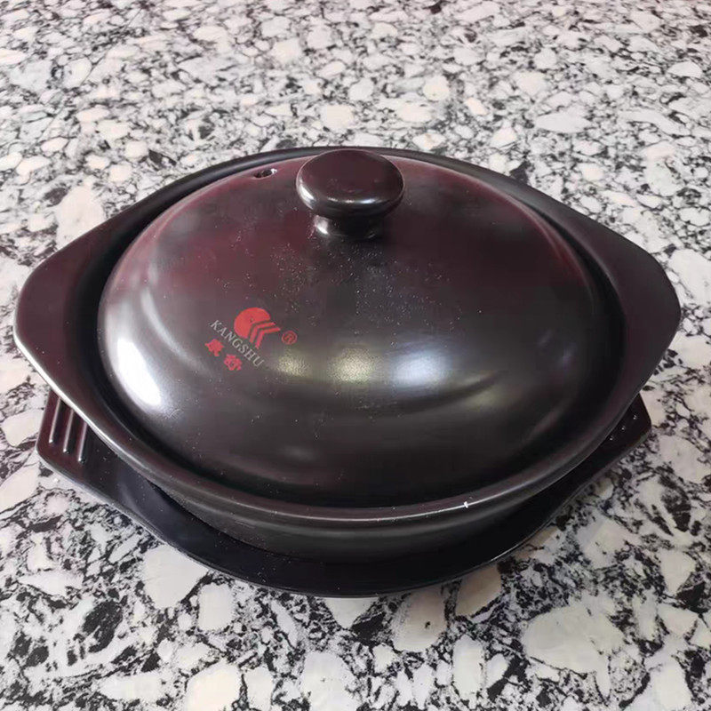 康舒小号砂锅煲仔专用耐高温煤气干烧浅石锅拌饭砂锅