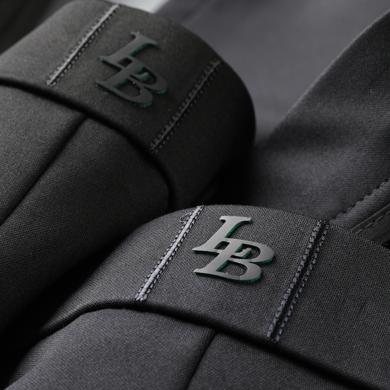 高端商务通勤长裤男丝滑垂感弹力抗皱免烫秋冬男士修身直筒休闲裤