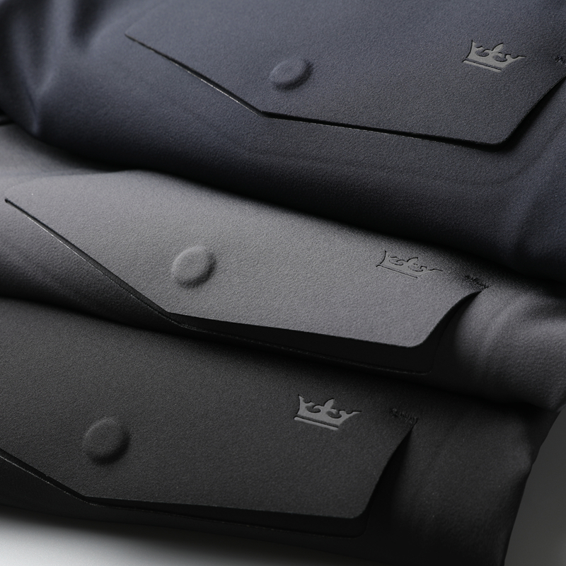 高端激光切割压胶口袋防污抗皱面料秋冬男士直筒免烫休闲裤长裤男