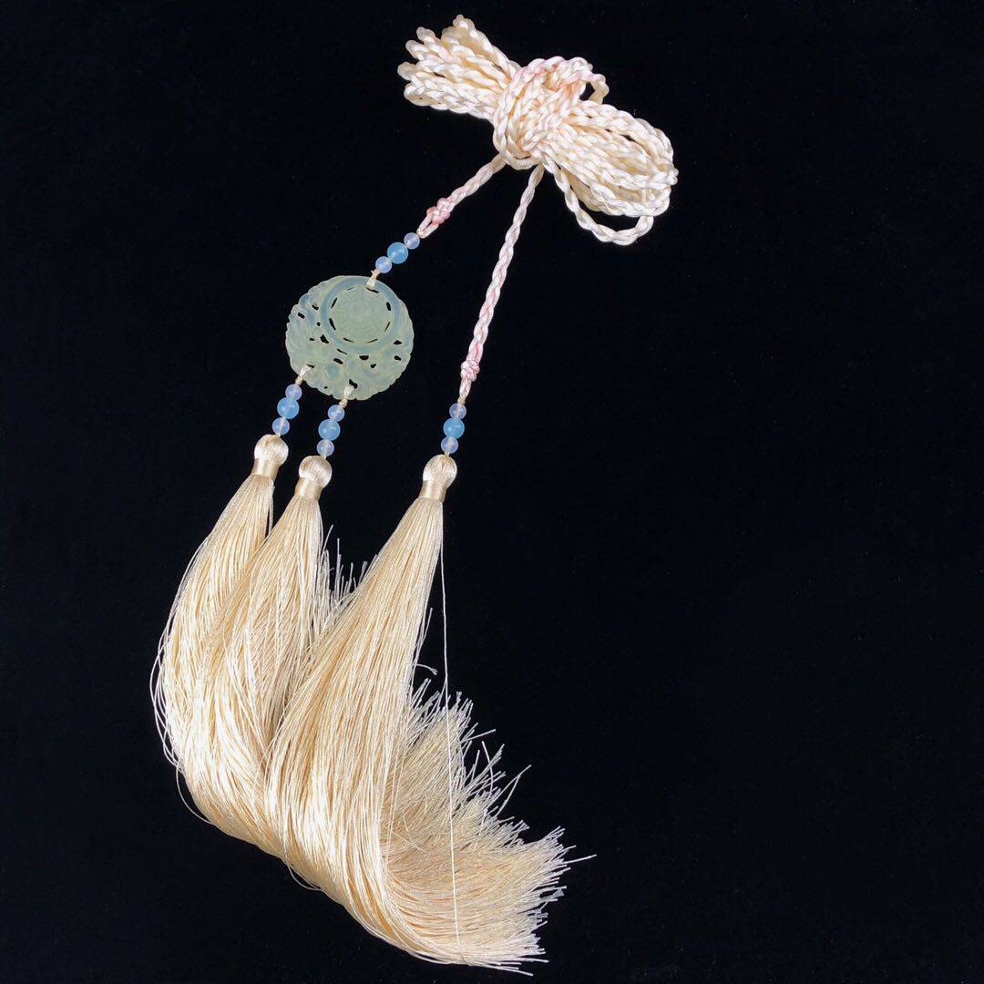 古风汉服双龙戏珠玉佩腰佩宫涤腰链其它首饰