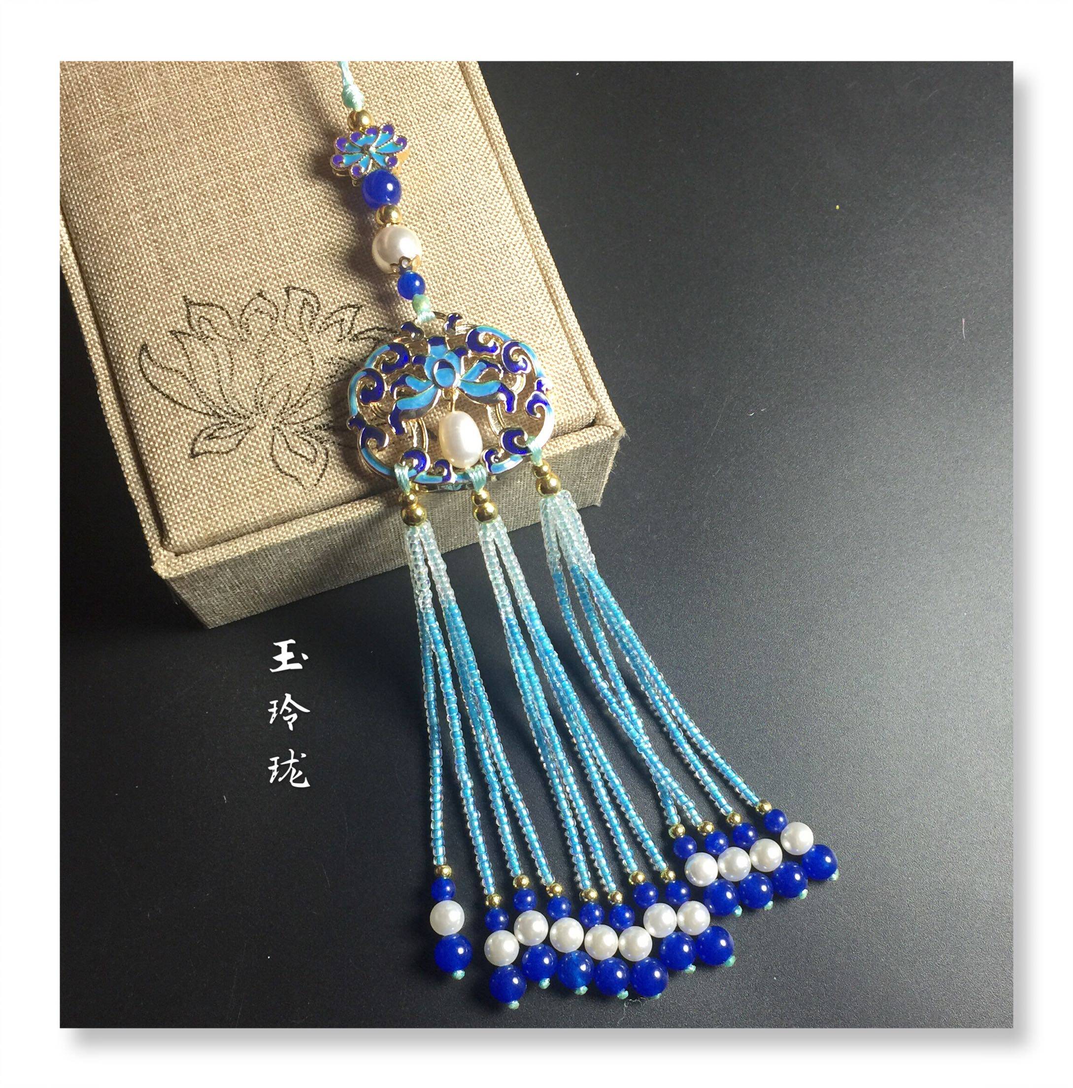 那年压襟古装挂饰胸针茶服花开旗袍服装中式其它首饰