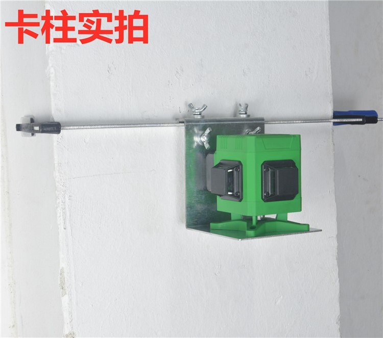 专用夹上固定梁架砌墙线挂贴墙地水平仪支架梁支架水平仪