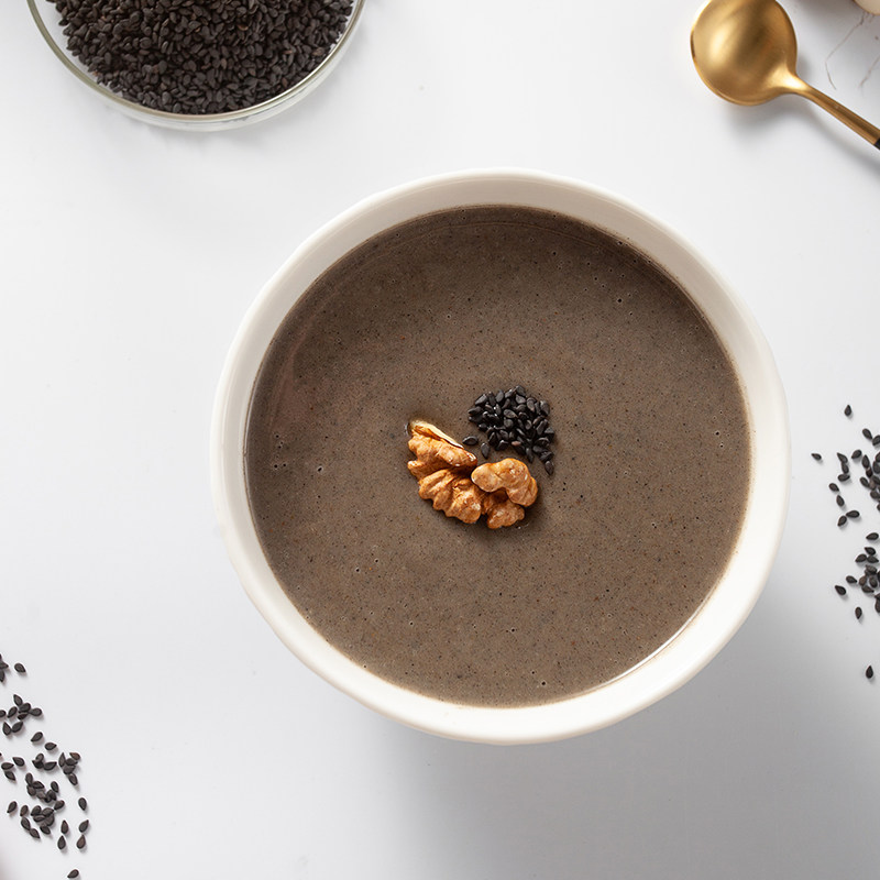 【专区2件75折】福事多山药黑芝麻粉400g 冲饮营养代餐粉五谷杂粮