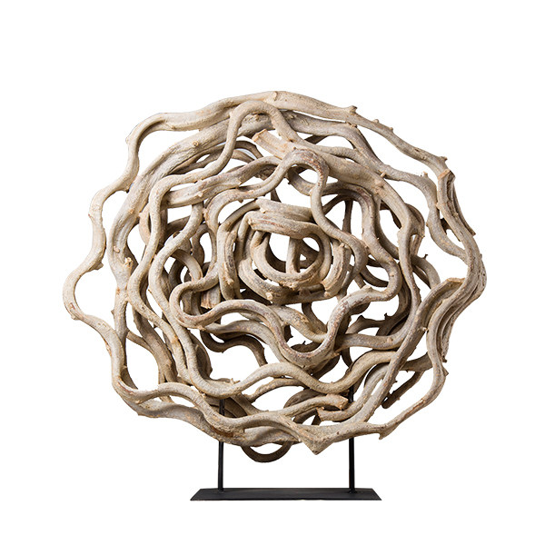 境泉原木树藤摆台泰式东南亚风格艺术摆件