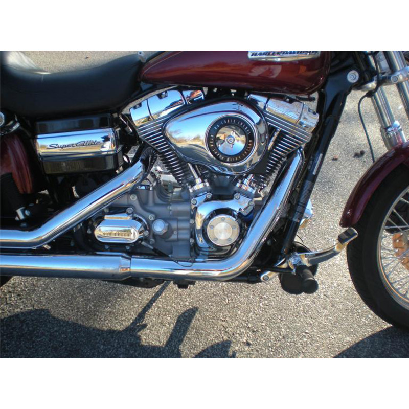 脚踏fangster哈雷戴纳电镀前置路威街霸黑色前移启动杆