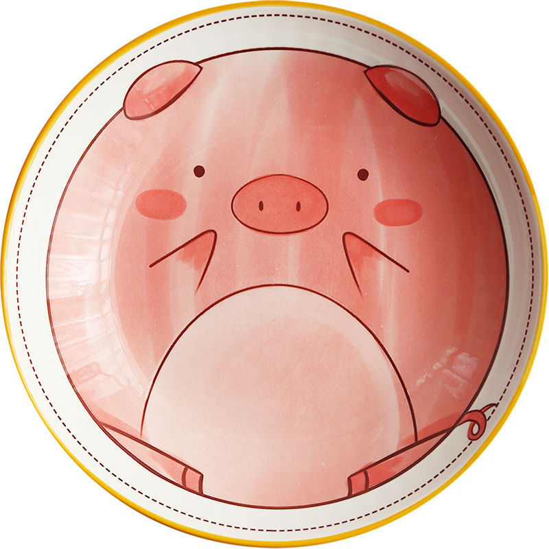 wuxin创意卡通盘子家用菜盘日式碟子ins餐盘盘