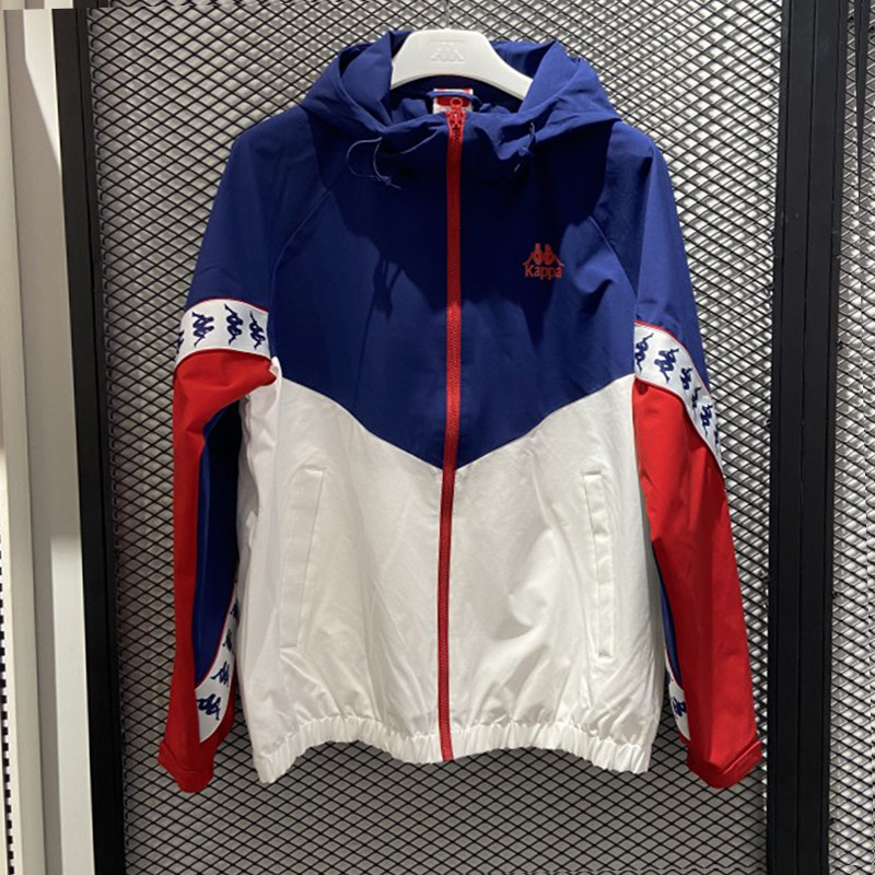 kappa卡帕男款2021秋款串运动防风风衣休闲外套运动茄克
