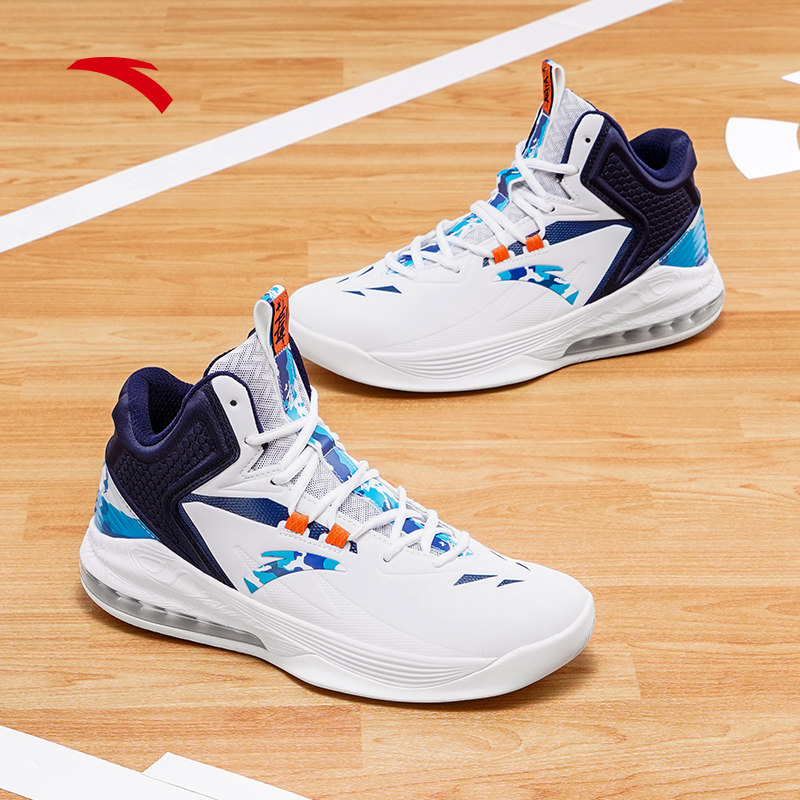 安踏kt篮球鞋男官网2021新款汤普森联名战靴气垫高帮球鞋运动鞋子