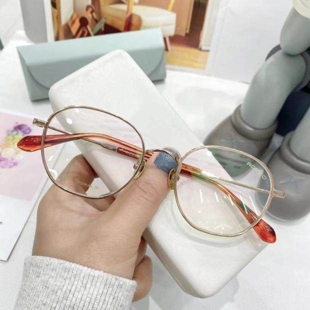 romeo镜框电镀双色全框眼镜镜架近视罗密毛镜框眼镜架