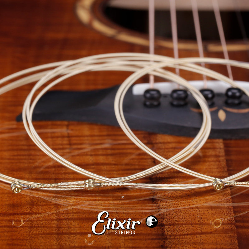 elixir伊利克斯16052民谣吉他琴弦套装nanoweb黄铜磷铜吉他弦琴弦