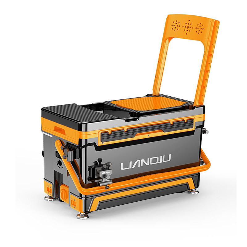 连球2022新款钓箱s2全套配件轻硬休闲台钓钓箱