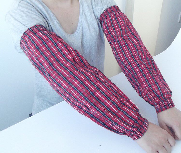 袖套劳保电焊电焊工工业工作护袖男女长款加厚袖套