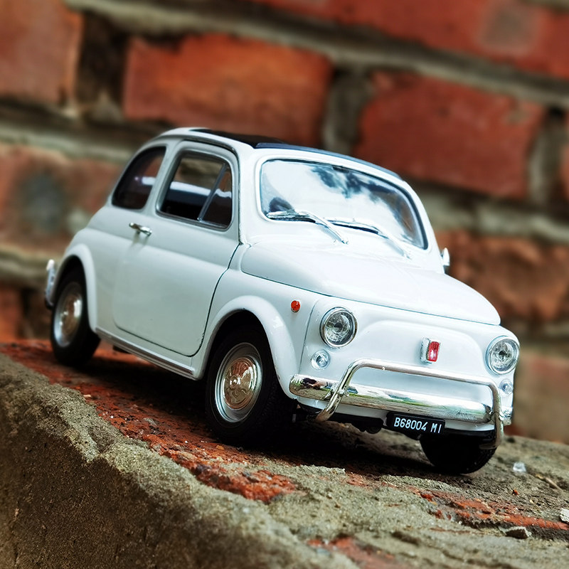 威利原厂fiat菲亚特老爷车车模合金汽车模型收藏礼物车模
