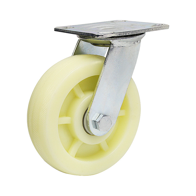 6寸万向轮轮子重型尼龙轮刹车轮推车平板车轮子4寸5寸8寸工业脚轮-来